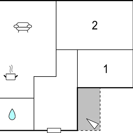 Appartement Stunning In Rab With Kitchen